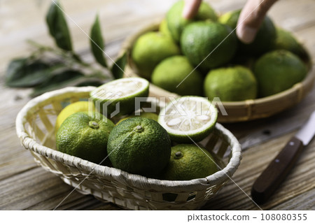 Blue Yuzu Yuzu Yuzu that still has its blue color Blue Yuzu Yuzu Yuzu that still has its blue color 108080355