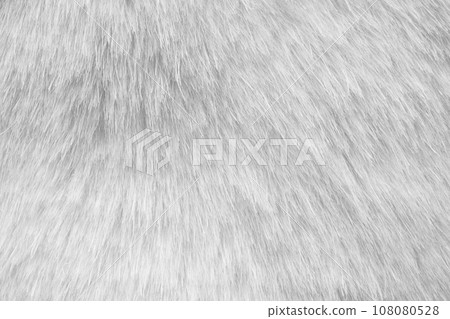 White fur fabric texture background 108080528
