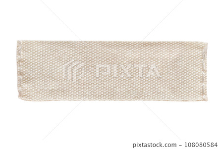 blank clothing tag label isolated on white background blank clothing tag label isolated on white background 108080584