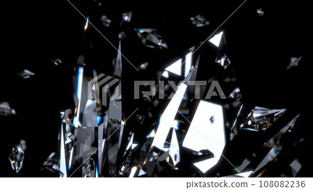 水晶寶石礦物水晶反射【還有另一個版本】 108082236