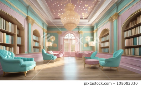 western style library western style library 108082330