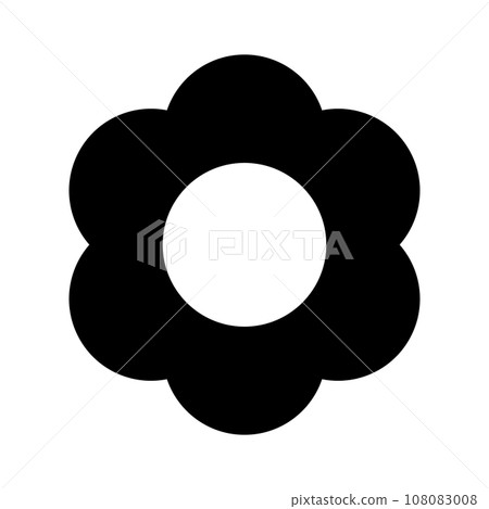 flower silhouette 108083008