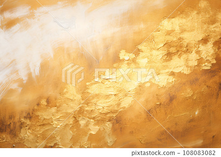 Gold Acrylic Background Texture, Abstract Art Canvas 108083082