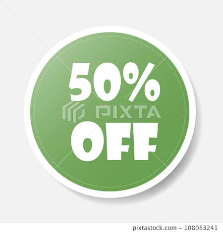 Special offer banner. Green circle. Vector illustration Special offer banner. Green circle. Vector illustration 108083241