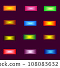 Icon set push buttons click download abstract background vector illustration 108083632