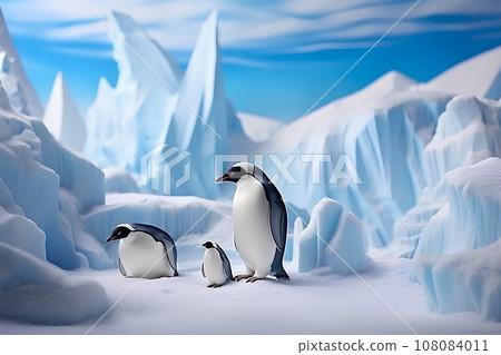 南極洲的企鵝 (3D) 108084011