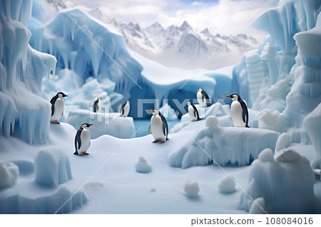 Penguins of Antarctica (3D) 108084016