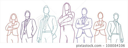 Successful business people. Successful business people. 108084106