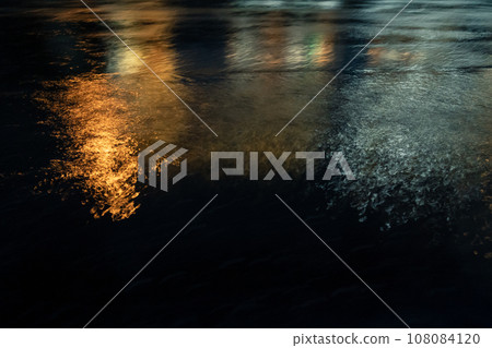 rainy night 108084120