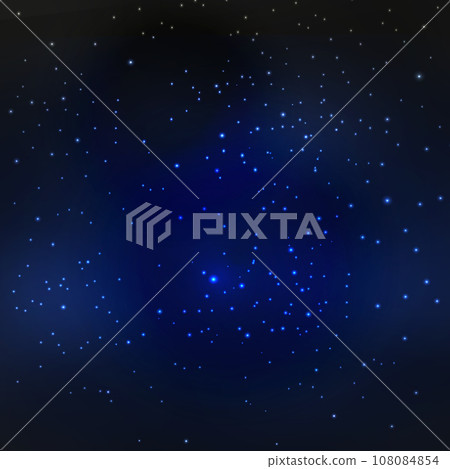 Night starry sky, blue space. Abstract background with stars, cosmos. Illustration for banner, web design Night starry sky, blue space. Abstract background with stars, cosmos. Illustration for banner, web design 108084854