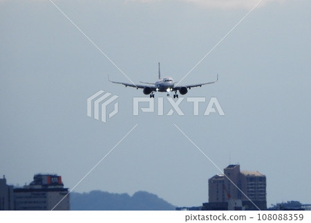 噴氣式飛機降落 噴氣式飛機降落 108088359