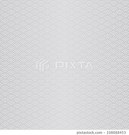 Japanese style banner background silver Qinghai wave pattern square silver 108088453