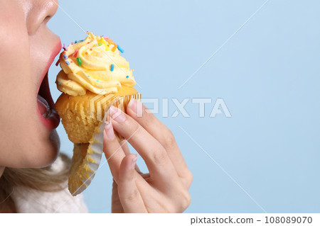 Hand with Dessert 108089070