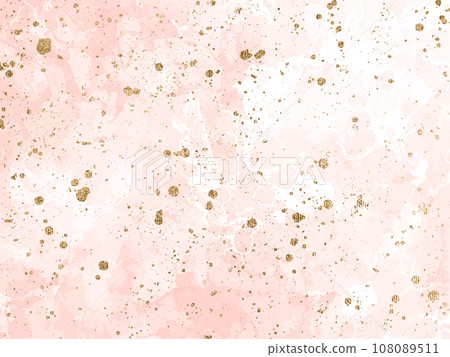 Liquid gold rose marble canvas abstract painting background with gold splatter and stripes texture. Vector Liquid gold rose marble canvas abstract painting background with gold splatter and stripes texture. Vector 108089511