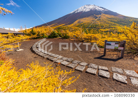 富士山後花園的紅葉,富士山五合目吉田口 富士山後花園的紅葉,富士山五合目吉田口 108090330