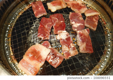 Yakiniku eaten at a Yakiniku restaurant Yakiniku eaten at a Yakiniku restaurant 108090331