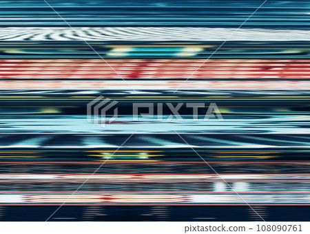 Abstract movement pattern in bright colors with a colorful textured background 108090761