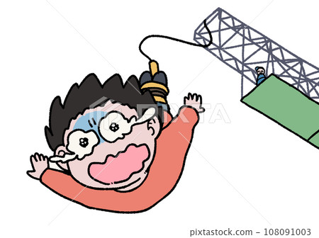 People who are so scared that they cry on a bungee People who are so scared that they cry on a bungee 108091003
