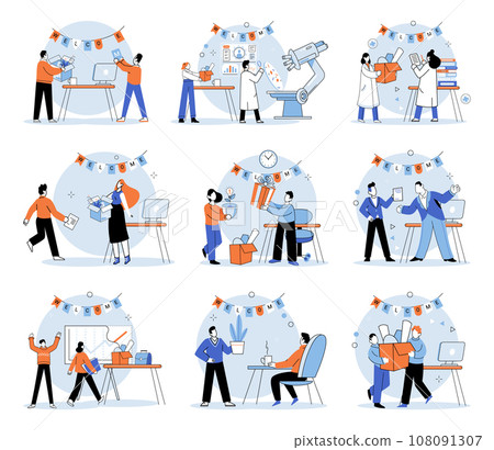 Paperwork. Vector illustration. The desk looks messy with scattered papers and documents A sheet needs to be filled out with required information The chaos paperwork csometimes be overwhelming Paperwork. Vector illustration. The desk looks messy with scattered papers and documents A sheet needs to be filled out with required information The chaos paperwork csometimes be overwhelming 108091307