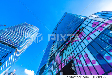 Tokyo cityscape in Japan The logo of Shibuya Sakura Stage is now available... 108093660