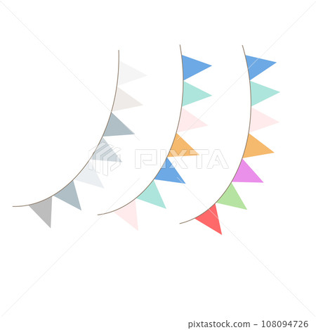 Triangle flag vector art, icons, and graphics 108094726