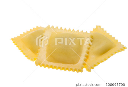 Italian ravioli isolated Italian ravioli isolated 108095700