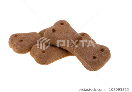 dog biscuits isolated dog biscuits isolated 108095853