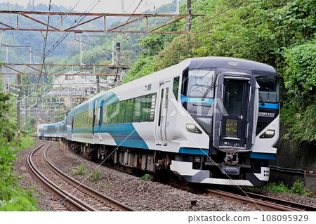 東海道本線 睡川-早川 JR 東日本 E257 系列 2000 系列 NA-08 編組（大宮）湘南 108095929
