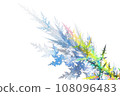 colorful fractal branch, fractal pattern, computer generated 108096483