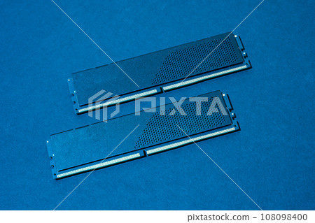 computer RAM chip. memory modules. Computer technology.  108098400
