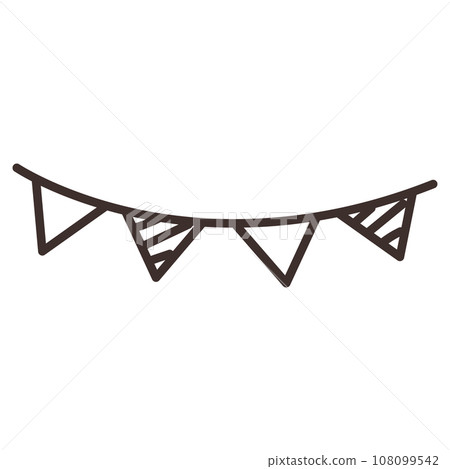 Isolated hand drawn party ornament icon Vector Isolated hand drawn party ornament icon Vector 108099542
