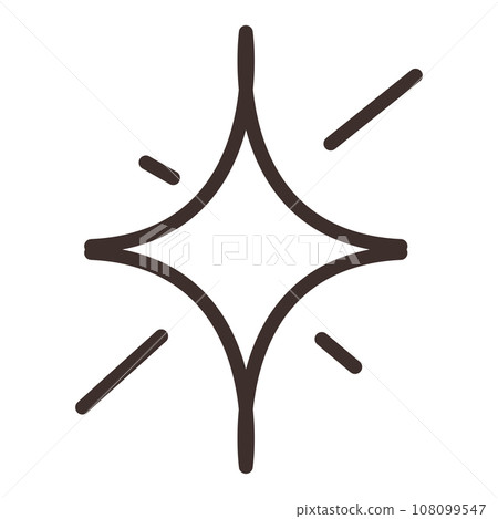 Isolated hand drawn star shape icon Vector Isolated hand drawn star shape icon Vector 108099547