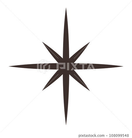 Isolated hand drawn star shape icon Vector Isolated hand drawn star shape icon Vector 108099548