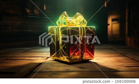 Suspiciously glowing present box 07 108100006