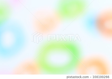 彩色柔和的環形圖案水彩風格 彩色柔和的環形圖案水彩風格 108100266