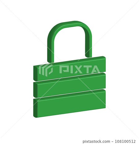 Illustration Vector graphic of padlock icon template 108100512