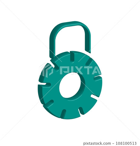 Illustration Vector graphic of padlock icon template 108100513