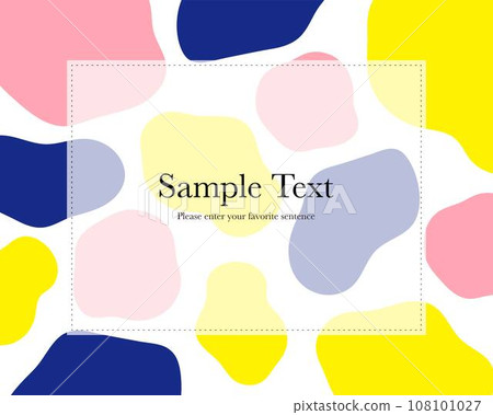 Colorful and soft abstract image background frame 108101027