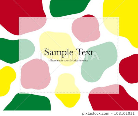 Colorful and soft abstract image background frame (Christmas colors) Colorful and soft abstract image background frame (Christmas colors) 108101031