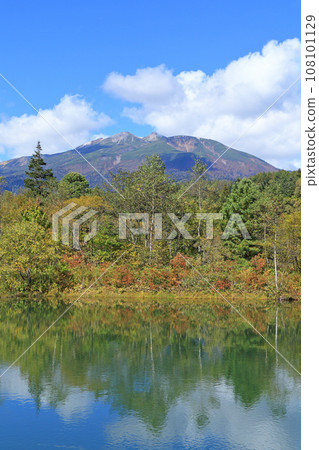 秋天從乃木峠看到的乘鞍山 秋天從乃木峠看到的乘鞍山 108101129
