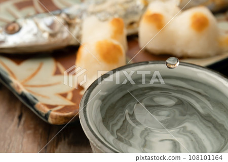 Sake and autumn sword fish Sake and autumn sword fish 108101164