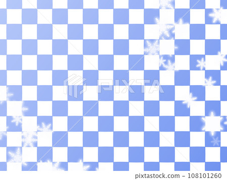 Checkered pattern snowflake Checkered pattern snowflake 108101260