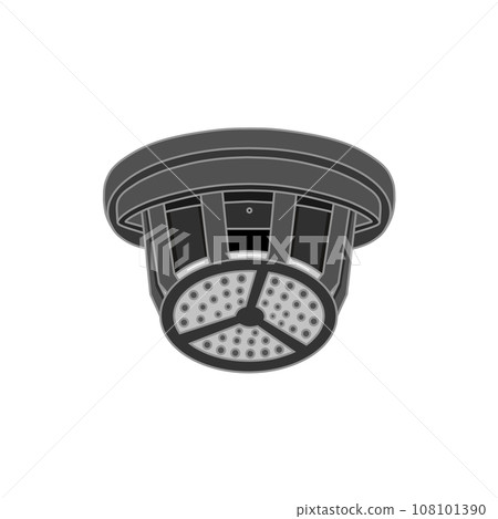 Black constant temperature spot heat detector 108101390