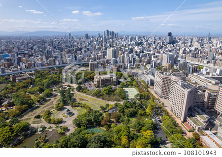 從鶴舞公園看到白天的名古屋站 108101943