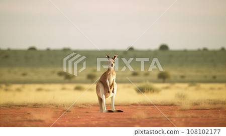 Wild kangaroo Wild kangaroo 108102177