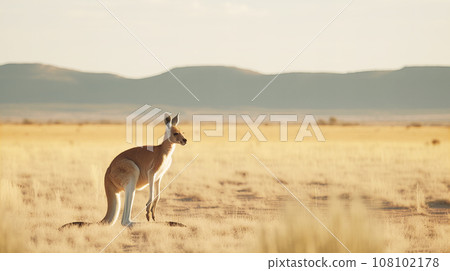 Wild kangaroo 108102178