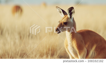 Wild kangaroo 108102182