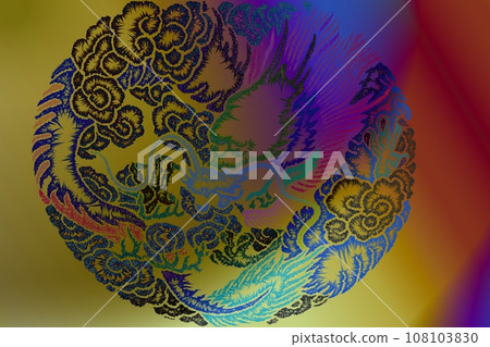 黃金之謎,龍,美麗的幾何圖案 黃金之謎,龍,美麗的幾何圖案 108103830