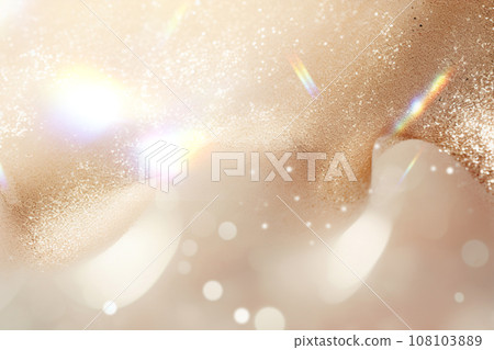 優雅閃光金色波浪背景 優雅閃光金色波浪背景 108103889