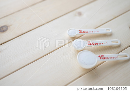 lightweight spoon placed on the table lightweight spoon placed on the table 108104505